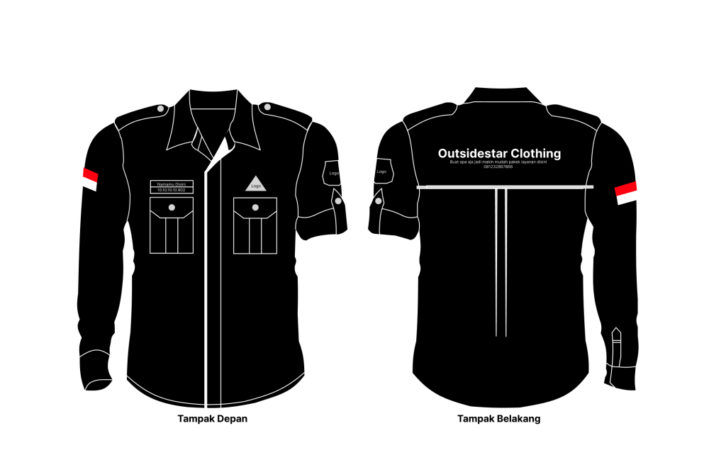 desain baju pdh mahasiswa terbaru