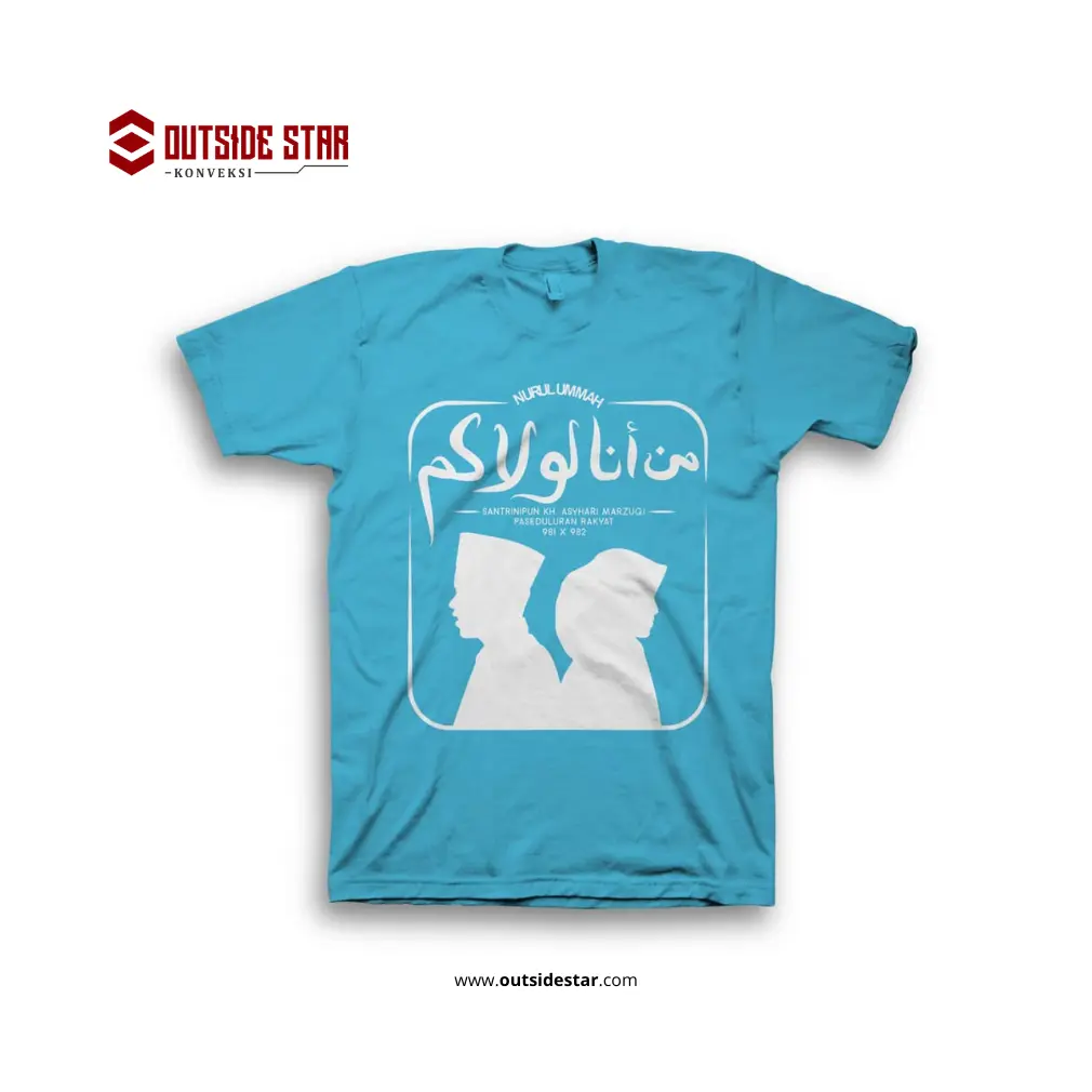 desain kaos kekinian simple couple