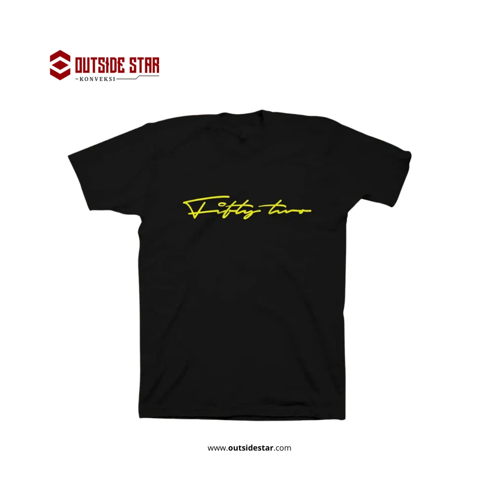 desain kaos simple