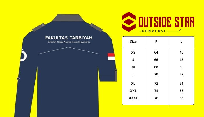 Standard Ukuran Baju PDH