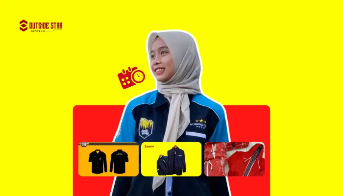 waktu produksi seragam kerja di outsidestar