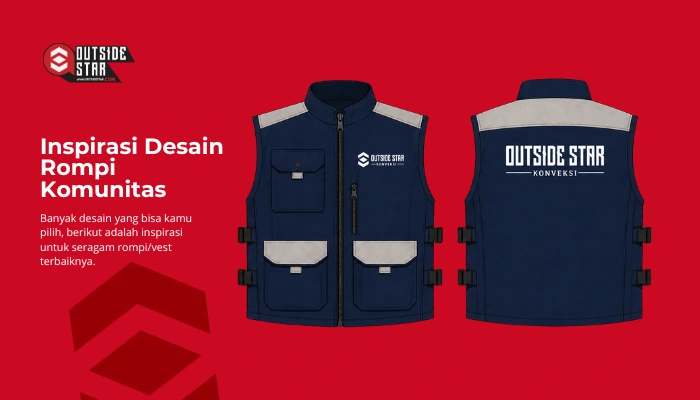 inspirasi desain rompi komunitas