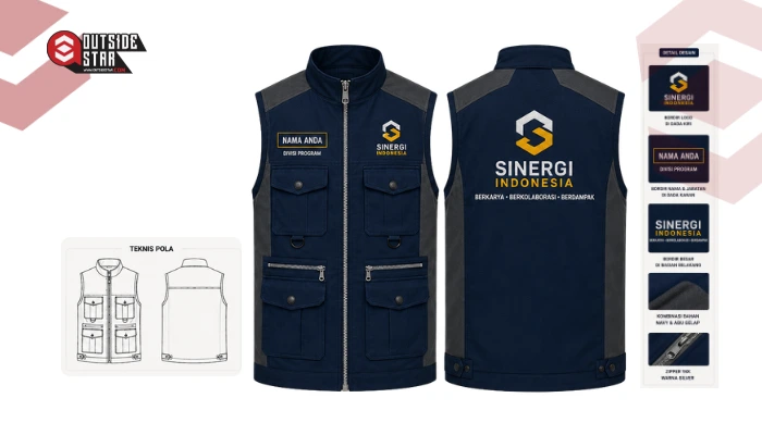 Navy Panel Abu