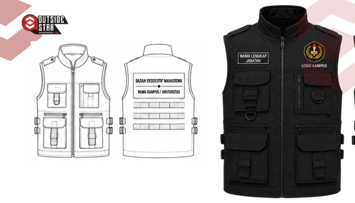 Rompi Organisasi Kampus Custom