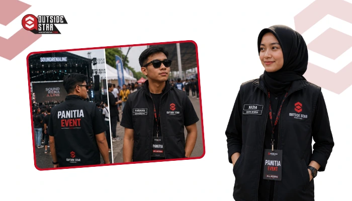 Rompi untuk panitia event
