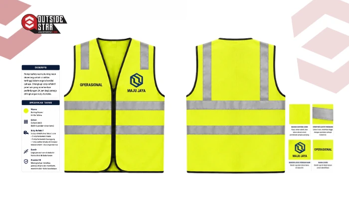 Safety Kuning Neon untuk Visibilitas Maksimal