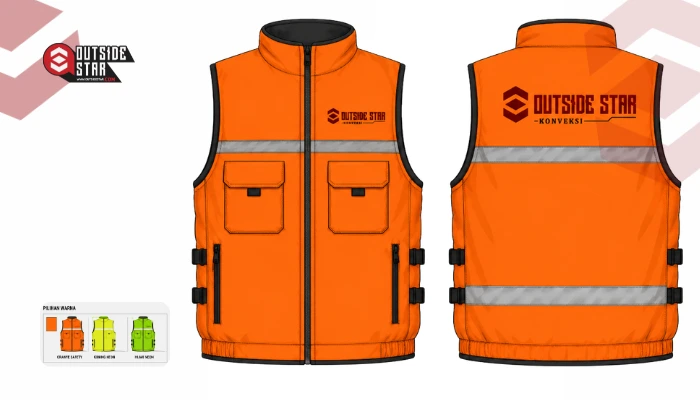 custom rompi safety K3