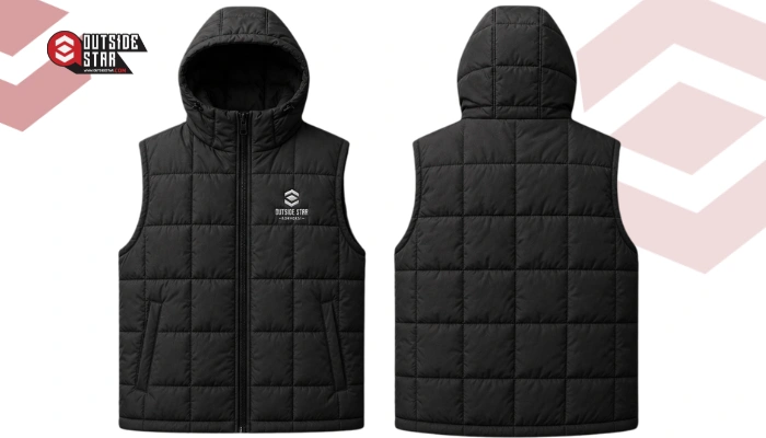 desain Rompi Puff Hoodie