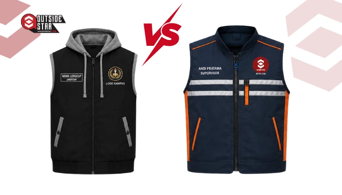 rompi hoodie vs rompi biasa
