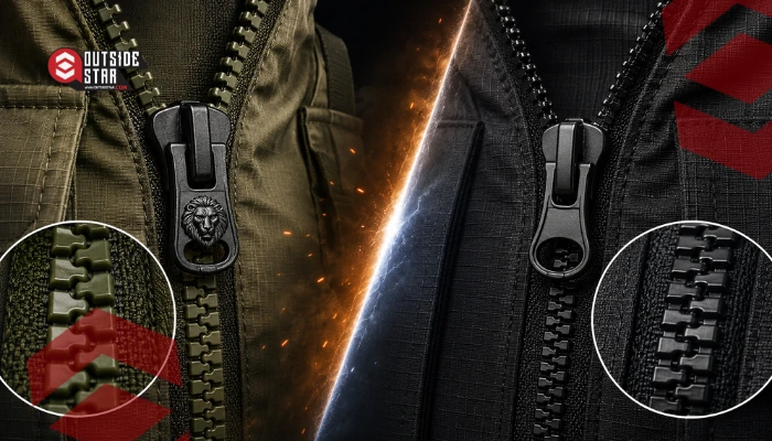Zipper Lion vs YKK di Rompi